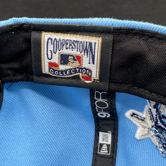 New Era Atlanta Braves Cap Hat Men's OSFM w/ Adjustable Strap Blue - Picture 14 of 15